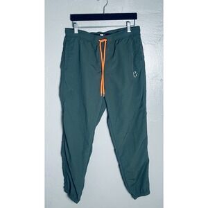 Men's emerald-colored Lira Clothing Full Court nylon jogger pants Size L